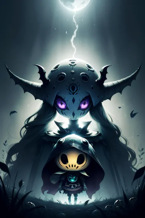 majoras mask no estilo do jogo hollow knight