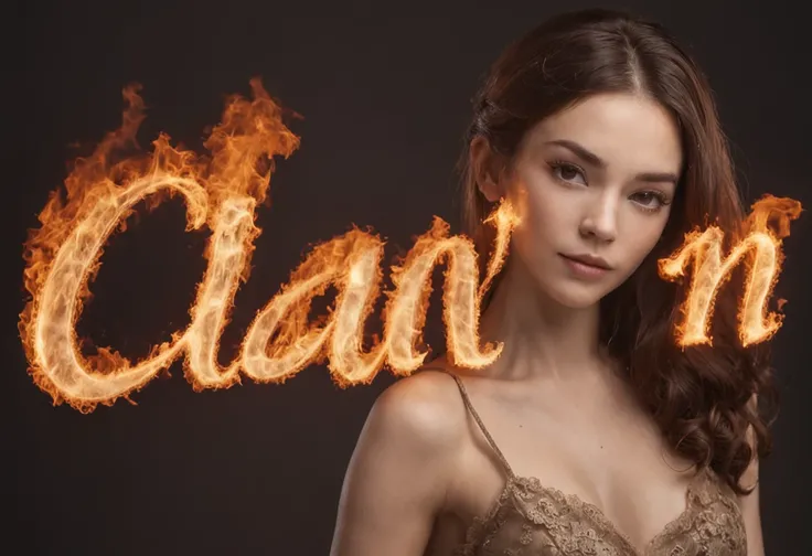 The word Eden writing in fire letter, no background, 8k, high resolution