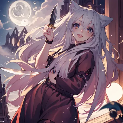 (Whitby Abbey:1.6),(Moonlight:1.8),BRAKE (A girl holding a large knife:1.6),(crazy eyes:1.5),licking tongue:1.5,Yandere:1.5,(nekomimi:1.5),action:1.6,BRAKE cowboy shot:1.6,low shot:1.3,BRAKE 8K,ray-tracing:1.7,(RAW Photo: 1.2), (Realism: 1.4), (Masterpiece...