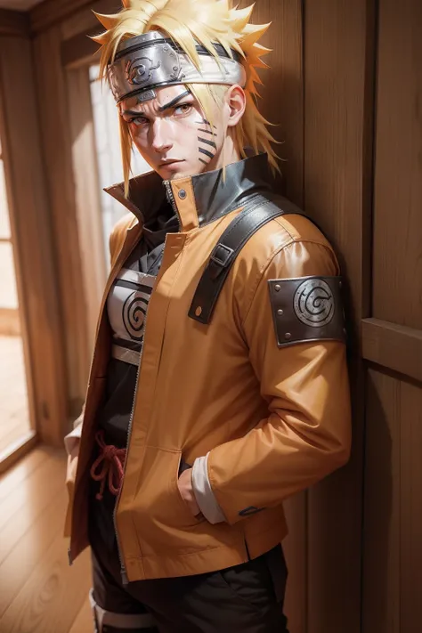 Naruto adult en hokage photorealiste