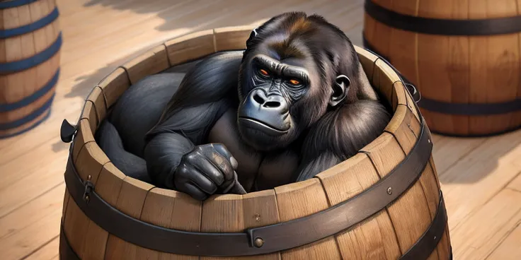 Barrel of gorillas