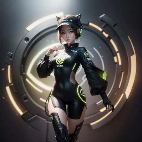 nvidia, RTX4090, Very cool、high-detail、Very impressive illustration、