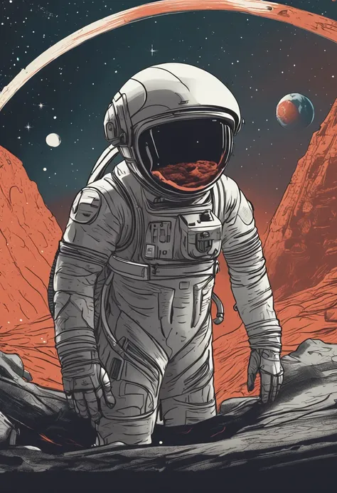 The background image may be a starry sky with the planet Mars highlighted, representing Musks ambition to make humanity multiplanetary. No centro da miniatura, coloque uma imagem em destaque de Elon Musk com um sorriso inspirador, perhaps wearing an astron...