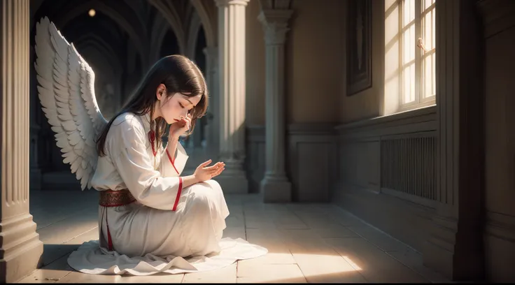 angel praying