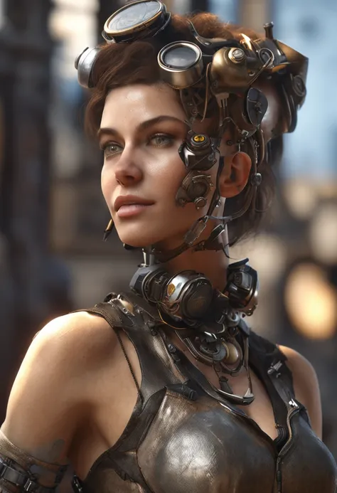 ((Best quality)), ((masterpiece)), (detailed:1.4), 3D, an image of a beautiful steampunk female,HDR (High Dynamic Range),Ray Tracing,NVIDIA RTX,Super-Resolution,Unreal 5,Subsurface scattering,PBR Texturing,Post-processing,Anisotropic Filtering,Depth-of-fie...