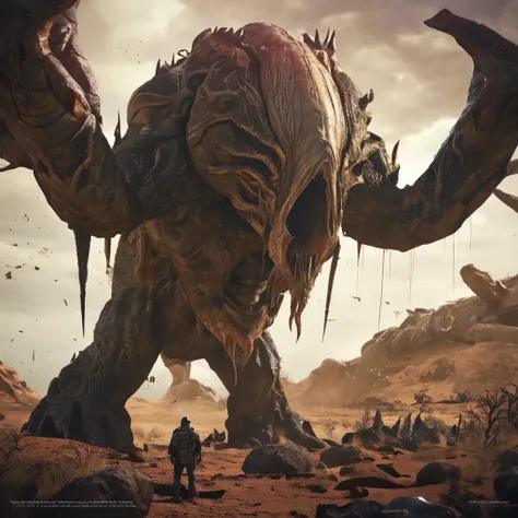 Giant creatures（divino）It is a giant creature that lives underground，Alien natives against alien invasion armies，Also known as the god of the earth by the locals, He rushed out of the ground to join the battlefield，The size of the giant creature avatar，The...