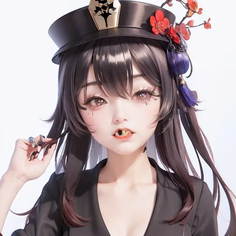 anime girl with a top hat and a flower in her hair, onmyoji portrait, kantai collection style, anime moe artstyle, marin kitagawa fanart, azur lane style, from the azur lane videogame, anime waifu, from girls frontline, render of april, portrait anime girl...