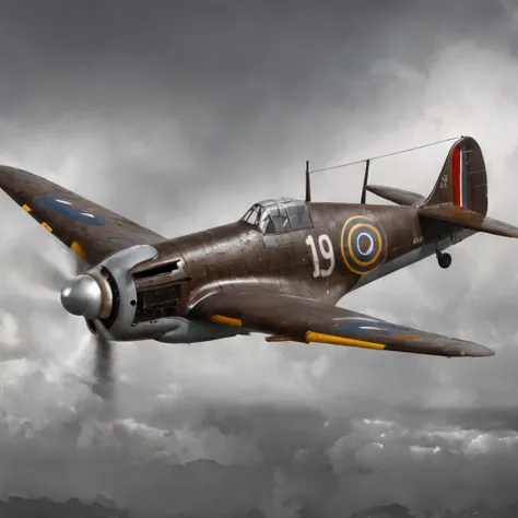 A hyper-realistic World War II illustration, photorealism, cinematography, (Isolation: 1.1), (Enamel: 1.1), (Reflected Light: 1.2), Glass, Polygon, ultra detailed, intricate, oil on canvas, dry brush, ( surrealism: 1.1), ( disturbing: 1.1), american plane,...