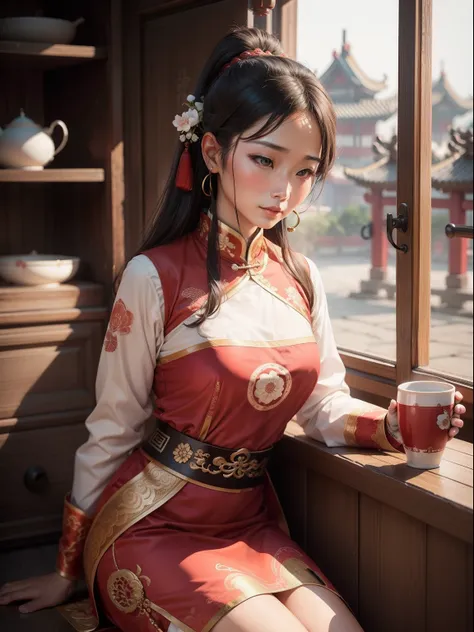 woman, China, ancient, traditional