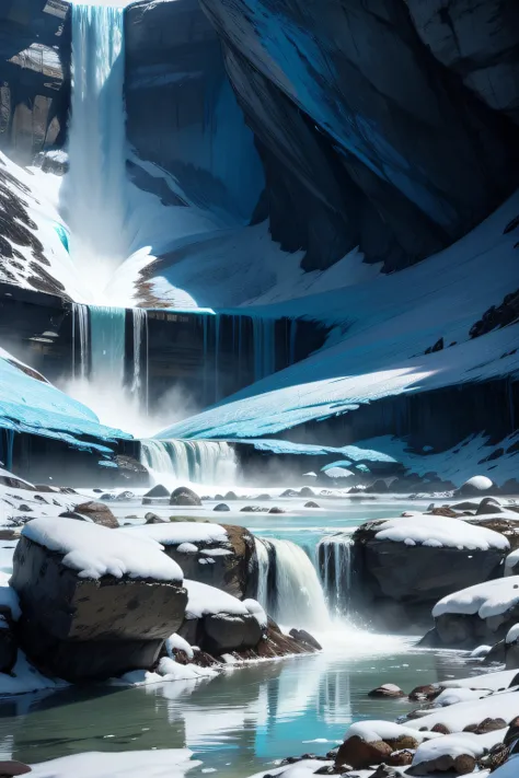 glacier，waterfallr，Endless