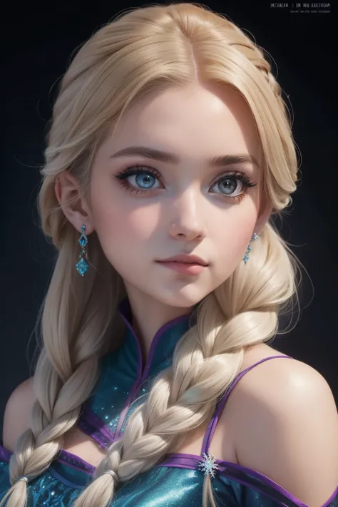 (Beautiful Anna:1.2) from Frozen in a (stunning:1.1) and (captivating:1.1) portrait.