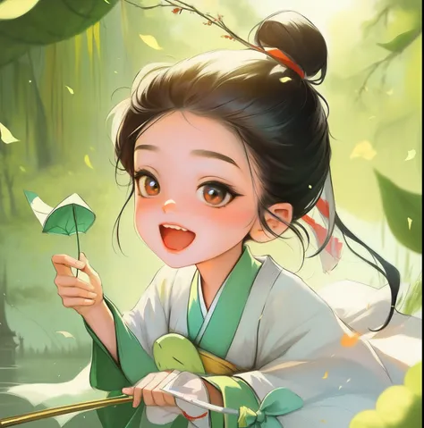 animemanga girl, palace ， A girl in Hanfu, Realistic cute girl painting, Beautiful character painting, Cute detailed digital art, Chinese girl, adorable digital art, lovely digital painting, anime visual of a cute girl, Guviz-style artwork, Cute anime girl...