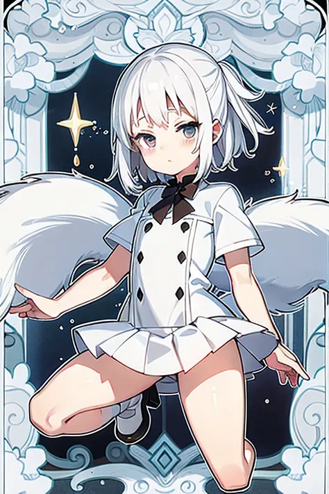 White-haired little loli