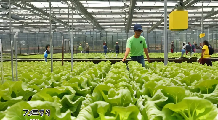 Lettuce field