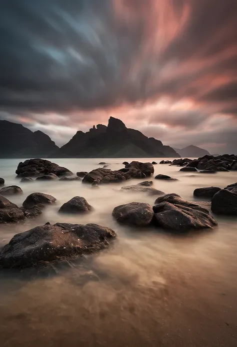 Imagine that，You are photographing the scenery at sunset. You decide to use a smaller aperture (f/16) Achieve a large depth of field, ND 1000 filter and slow shutter (5 seconds) Displays the drag of the cloud. In the composition, You place the horizon near...