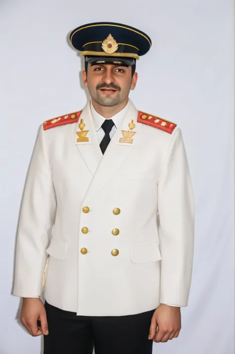 Arafed man in white suit, black tie and hat, white uniform, pavel shvedov, Full Uniform, vitaly bulgarov, knyazev konstantin, nikolay georgiev, Ceremonial uniform, in military uniform, daniil kudriavtsev, Officers uniform, konstantin porubov, in uniform