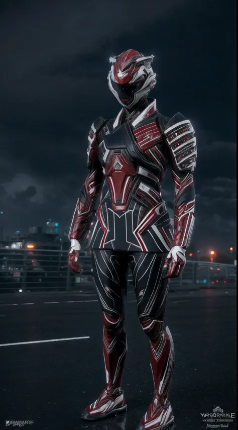 1 japanese girl, WARFRAME, intricate pattern, heavy metal, energy lines, faceless, glowing eyes, elegant, intense, blood red and black uniform, solo, modern, city, streets, dark clouds, thunderstorm, heavy rain,
dramatic lighting,
(masterpiece:1.2), best q...