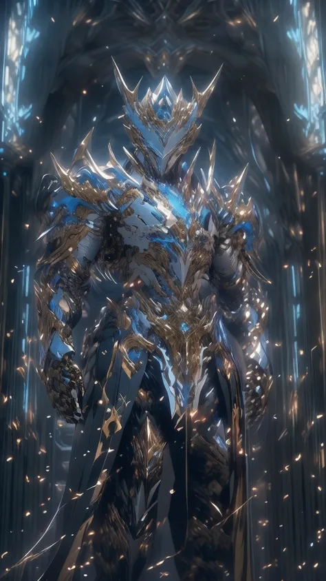 Cyborg elf king, epic, HDR, hyper-detailing, cinematic ligh