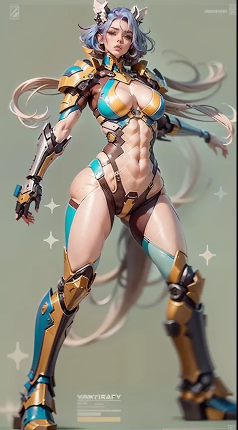 （A female centaur：1.5），She is both（Female: Centaur, half human, half horse, half horse, half horse：1.5），It is also a female Yingzhao。She blends both images，The first is：（（The head of the horse/neck/Shoulder these parts，Replaced with a beautiful female huma...