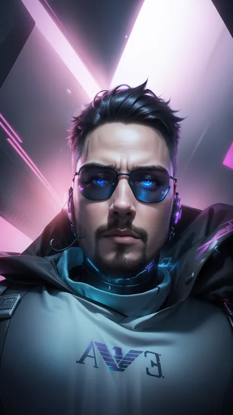 Change Background Cyberpunk Handsome Boy Face Realistic 8k Ultra Realistic