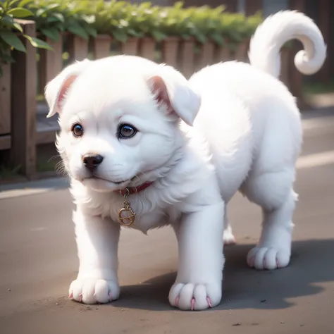 White puppy