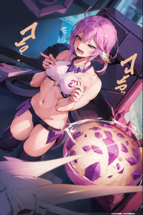 Best quality, Jibril, (perfect anatomy), drooling