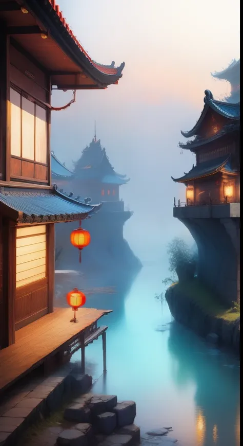 Ancient Chinese city，wonderland