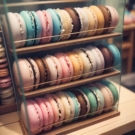 Colorful and cute macarons --auto --s2