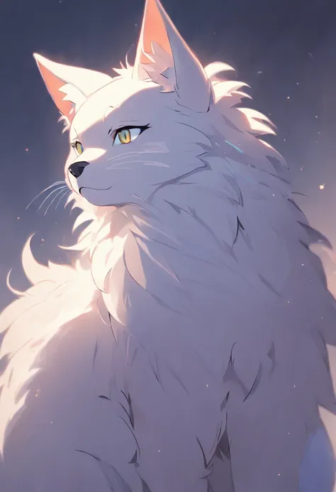 (8K, Best quality, Masterpiece:1.2),Masterpiece,High quality,abstract res,Digital painting(artwork of a), Yupa,Kiyosan,(anthro,Fluffy fur,Character focus:1.1),anthro male cat,Short hair, eyes with brightness, in a panoramic view, Character focus.(detailedb...