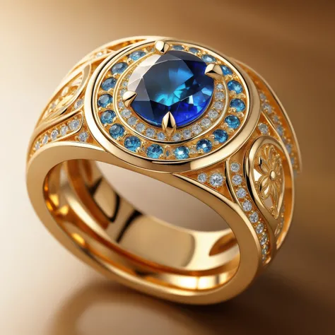 Masterpiece，highest  quality，(Nothing but the ring)，Beautiful ring, Ultra detailed，(No Man),Phoenix ring setting，starrysky，Wrapped around the end from beginning to end，Delicate gold ring，Starry sky in the ring,The sheen，inverted image，sparkling gemstones，E...