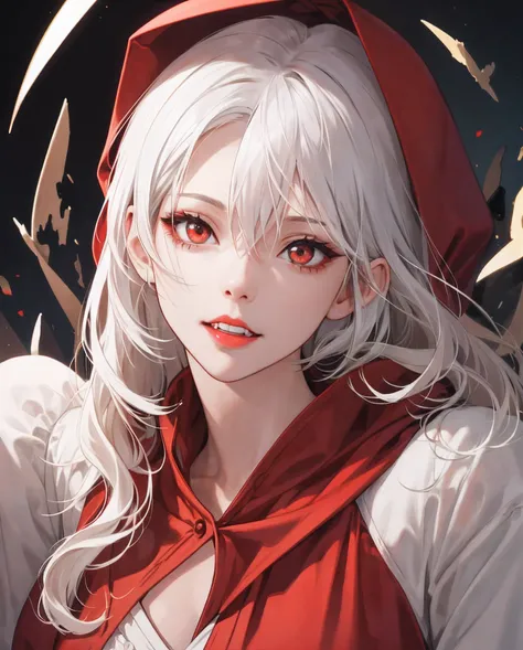 ((((masutepiece, Best Quality, High resolution)))), extremely detailed 8K, Beautiful girl with sexy body,，Ultra HD, Ultra-detailed, Highly detailed, Highly realistic, Ultra-realistic, photos realistic), (1girll:1.5), (realistic white hair), short wavy hair...