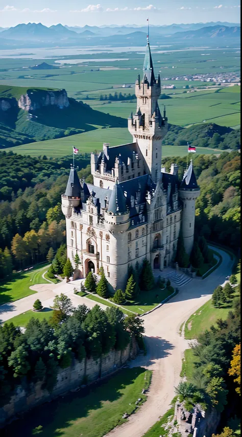 Castle on top of a hill