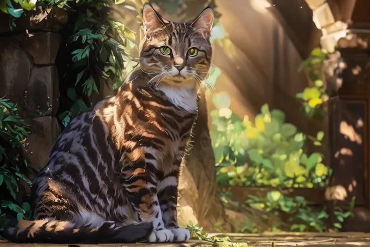 ato de araffe vestindo uma coroa e um manto de rei, gato com roupas nobres, Retrato real, retrato de um velho rei medieval, retrato do velho rei medieval, retrato de um rei, gato elegante, Velho Rei Medieval, anthropomorphic cat, anthropomorphic cat, raw s...