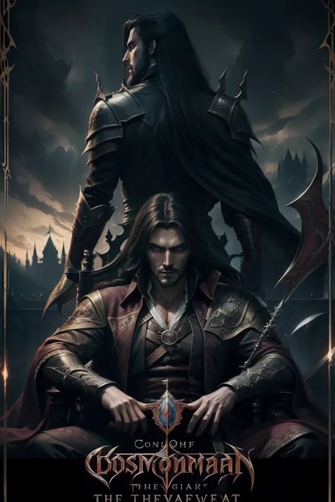 Castlevania Lord of the Shadows revenge and beauty hyper realistic super detailed Dynamic poster advertising masterpiece hyper realistic