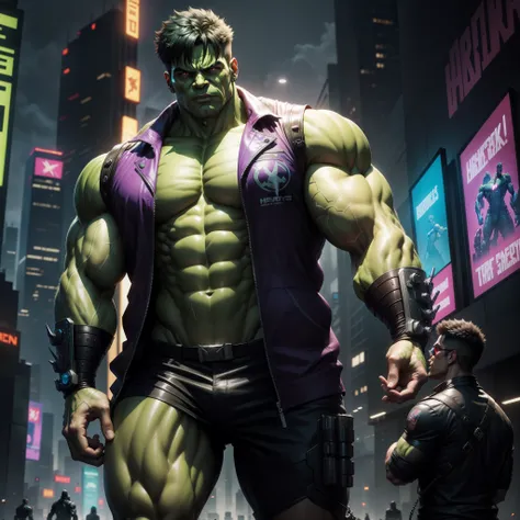 hulk, cyberpunk, marvel