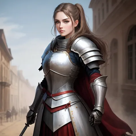 Western female knight