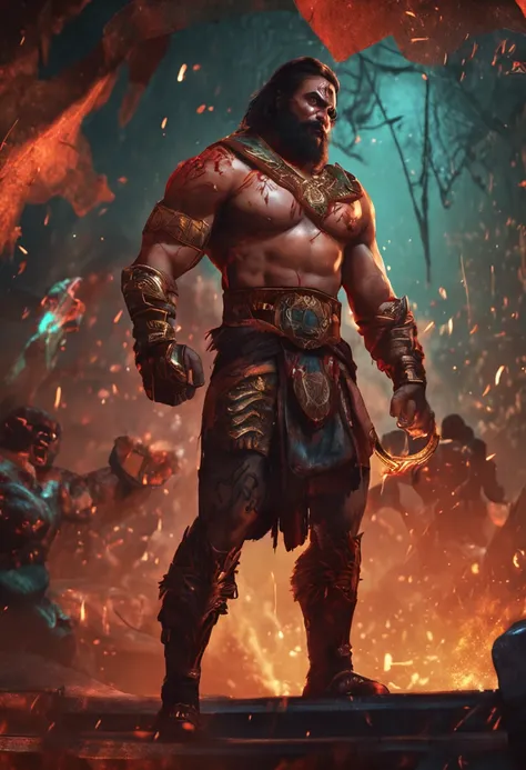 path of exile,  marauder, male muscular