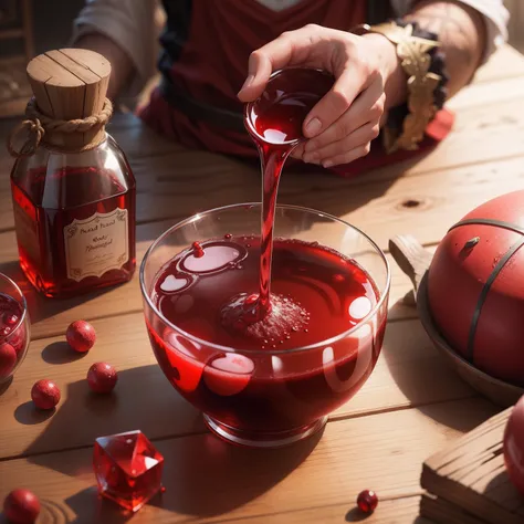 Red healing potion