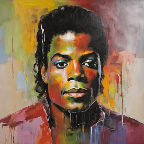 portrait Michael Jackson , album BAD