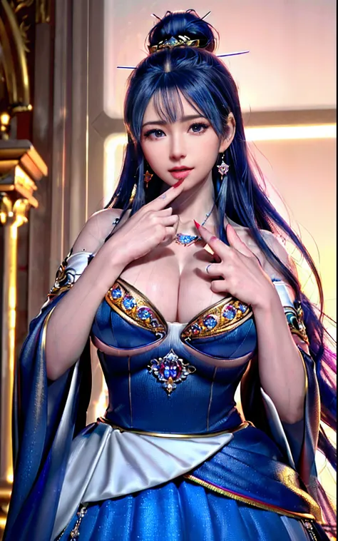 ((realisticity: 1.2)), ((realistic: 8K UHD)), ((best resolution: 8K UHD)), hyper detailed, best quality,masterpiece,highres,cg, ((1 girl hyper detailed and hyper realistic) ) , ((beautiful queen, hyper realistic and hyper detailed)),((white skin, beautiful...