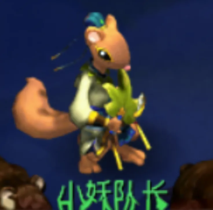 There is a cartoon picture，There is a green dragon on it, the squirrel king, fox nobushi, xianxia hero, ferret warrior, feng shu, son goku, shui mo hua, qiangshu, Wukong, fox nobushi holding a naginata, Hziulquoigmnzhah, dota character