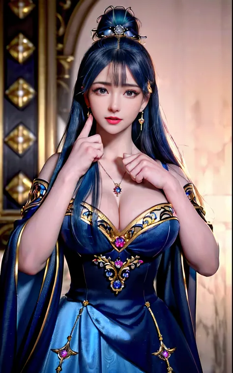 ((realisticity: 1.2)), ((realistic: 8K UHD)), ((best resolution: 8K UHD)), hyper detailed, best quality,masterpiece,highres,cg, ((1 girl hyper detailed and hyper realistic) ) , ((beautiful queen, hyper realistic and hyper detailed)),((white skin, beautiful...