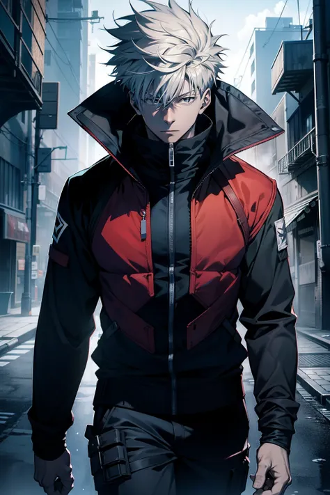 1boy Yuji Itadori Jujutsu Kaisen Anime character 8k ultrasharp masterpiece high resolution