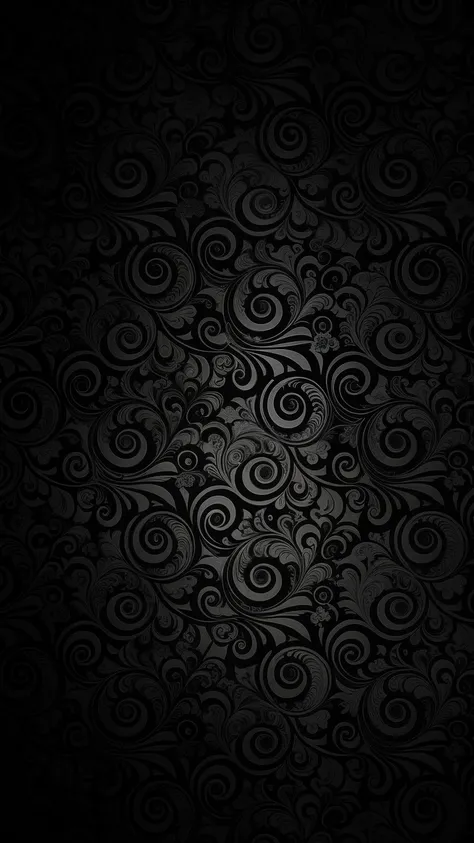 Black wallpaper with swirl and curl pattern, black background pinterest, Dark flower pattern wallpaper, phone wallpaper hd, hd phone wallpaper, Black background), black!!!!! Background, with black background, Solid black background, wallpaper for monitor, ...