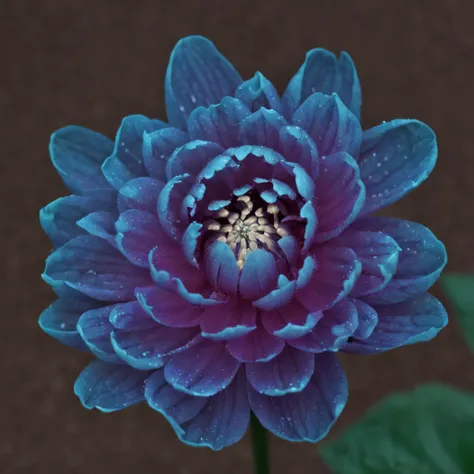 flor roxa com luz azul no meio dela, magic flowers, magical colorful flowers, flor delicada brilhante, roxo brilhante, peony flower, flor bonita, flores brilhantes, alien flower, explosion of flowers, aura roxa, The Platonic ideal of flowers, glowing neon ...