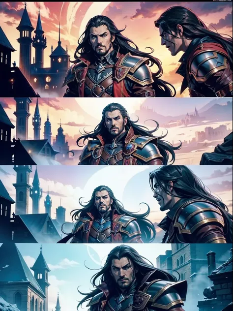 Castlevania lords of the shadows hyper realistic super detailed Dynamic cinematic movie scenes high quality movie scenes