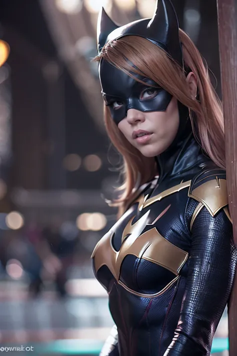 Batgirl the bikini, First-person view, Bokeh, UHD, best quality