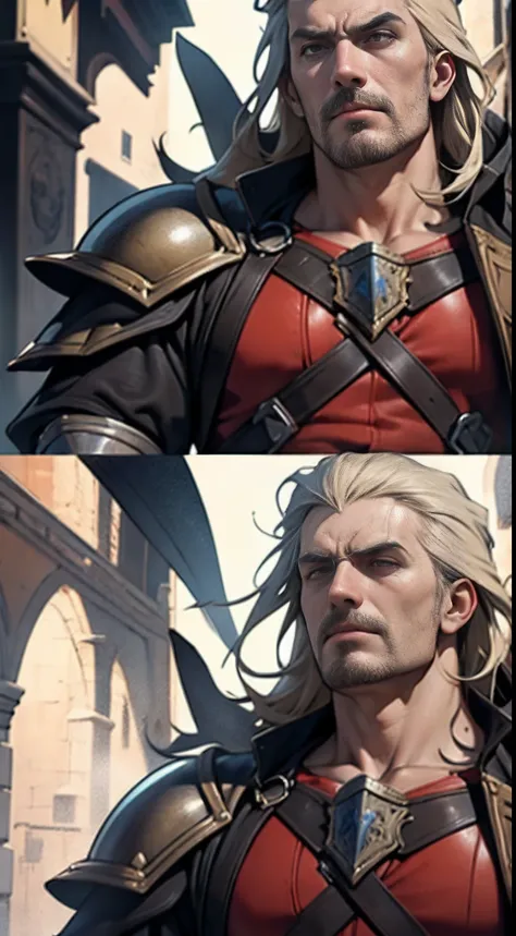 Castlevania Lord of the shadows hyper realistic super detailed Dynamic War between 10 men wearing medieval Arabian warrior leather Armor and demons cinématique scènes movie Epic Legendary