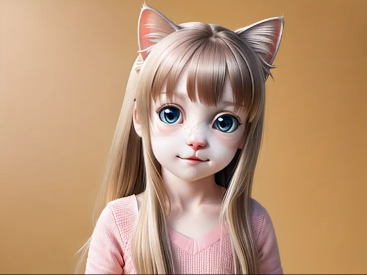 loli cat, ultra realistic