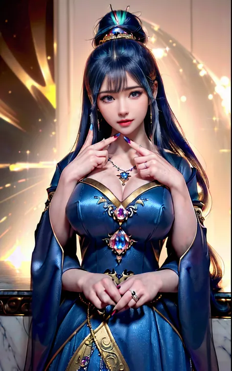 ((realisticity: 1.2)), ((realistic: 8K UHD)), ((best resolution: 8K UHD)), hyper detailed, best quality,masterpiece,highres,cg, ((1 girl hyper detailed and hyper realistic) ) , ((beautiful queen, hyper realistic and hyper detailed)),((white skin, beautiful...